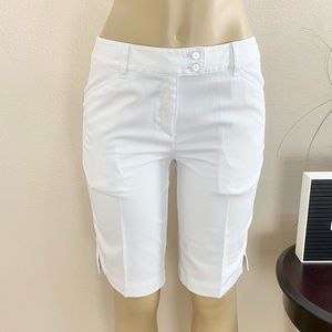 CALLAWAY | White Opti-Dry Golf Shorts Sz 6